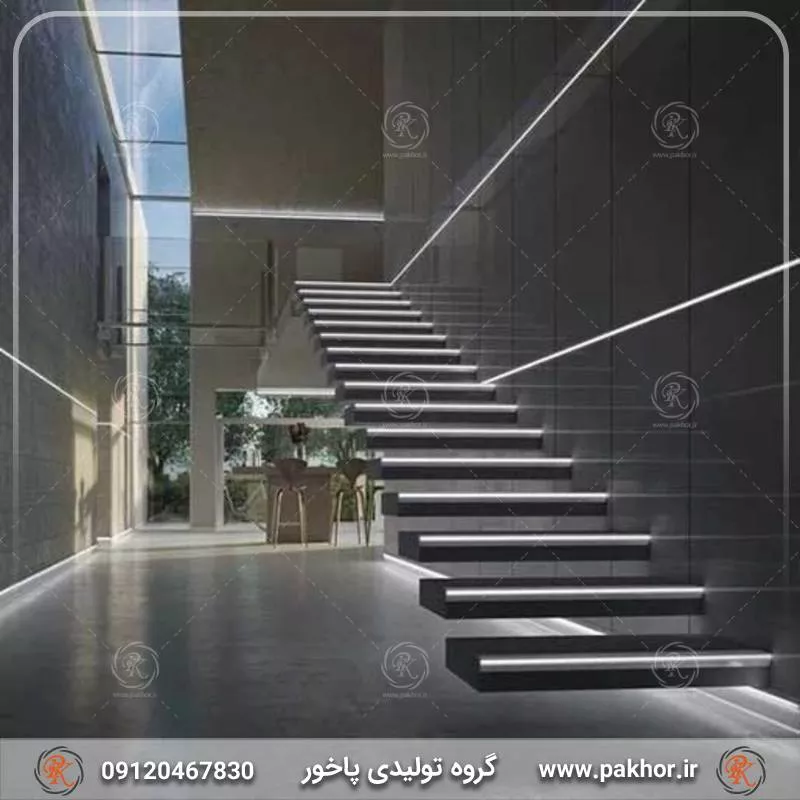 ترمز پله LED خور دوبل کد S7