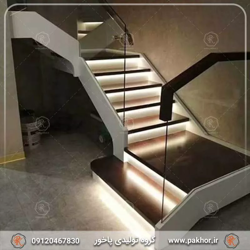 ترمز پله LED خور دوبل کد S7