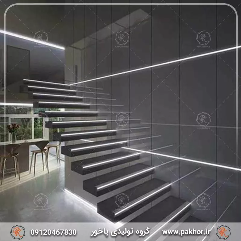 ترمز پله LED خور دوبل کد S7