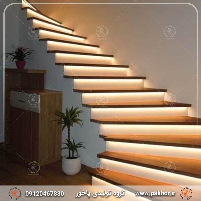 ترمز پله LED خور دوبل کد S7