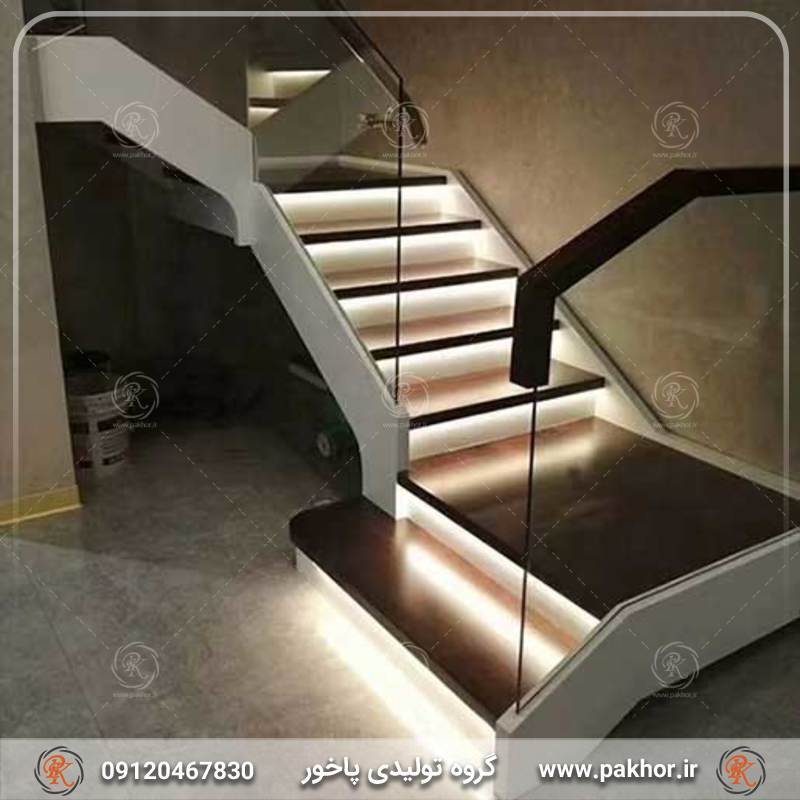 ترمز پله LED خور دوبل کد S7