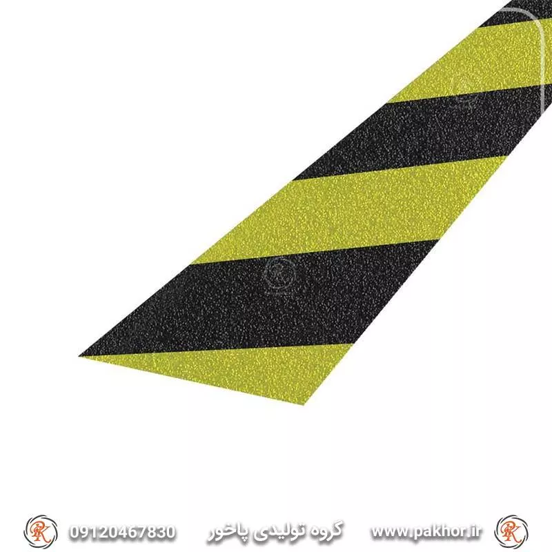 ترمز پله سمباده ای زرد و مشکی کد S12
