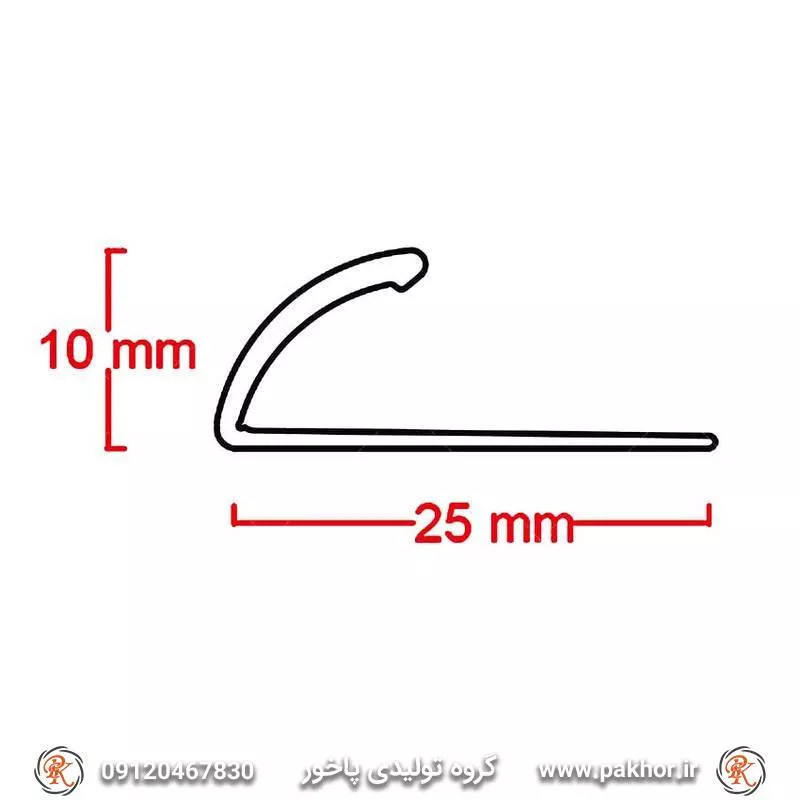 پروفیل عصایی کد D10