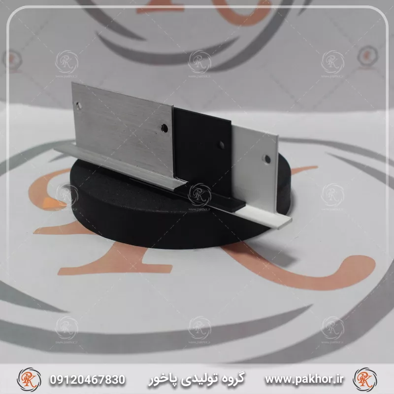 درپوش پروفیل نور خطی پنج سانتی لبه دار کد EN12-1