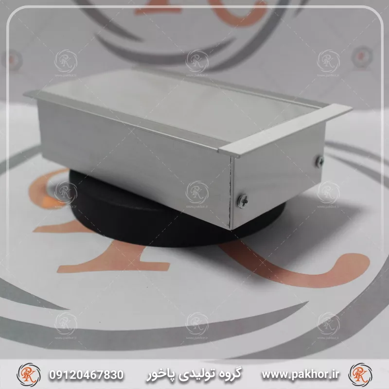 درپوش پروفیل نور خطی پنج سانتی لبه دار کد EN12-1