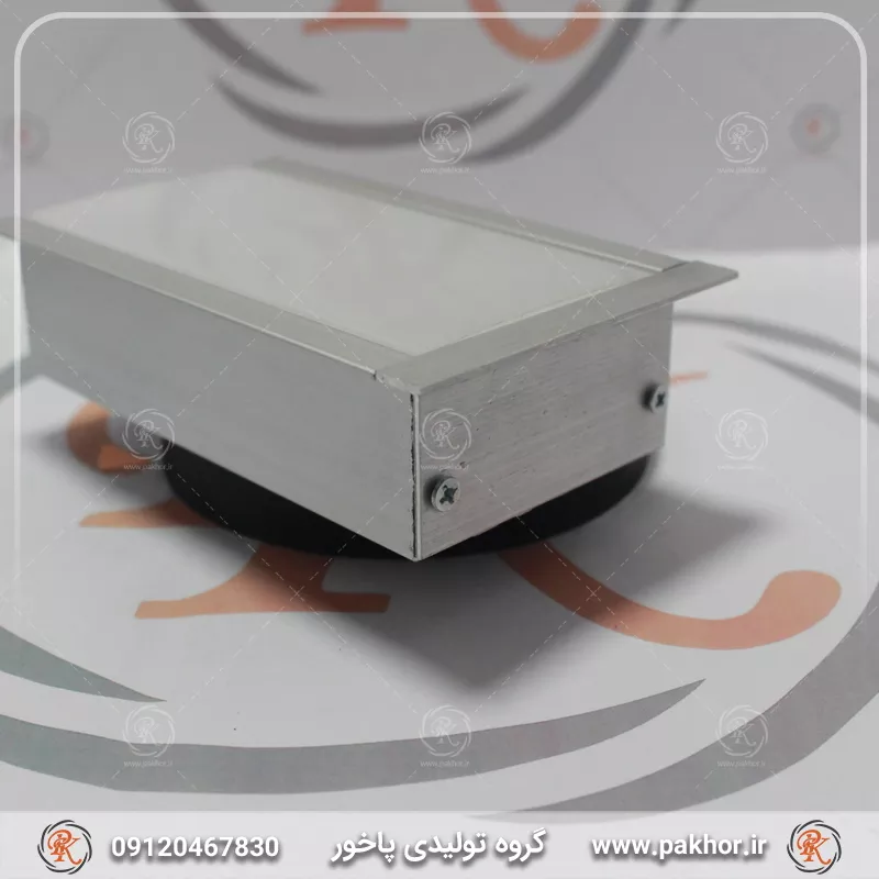 درپوش پروفیل نور خطی پنج سانتی لبه دار کد EN12-1