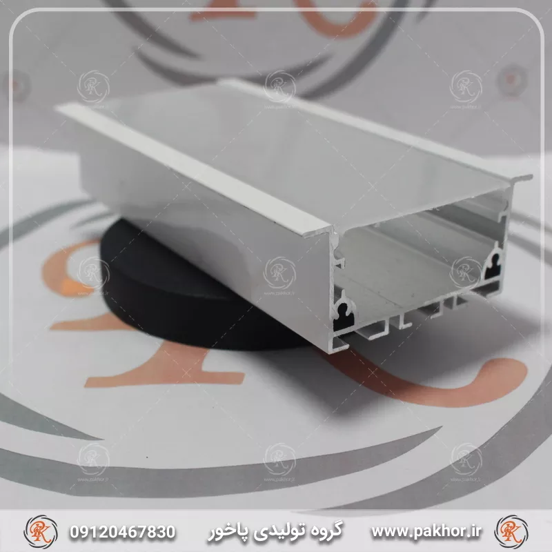 درپوش پروفیل نور خطی پنج سانتی لبه دار کد EN12-1