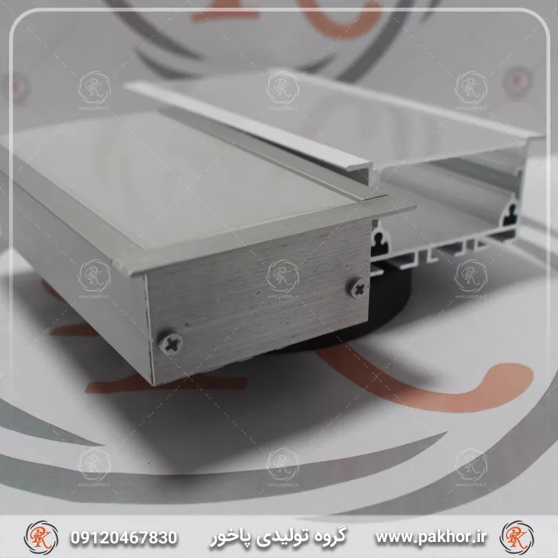 درپوش پروفیل نور خطی پنج سانتی لبه دار کد EN12-1