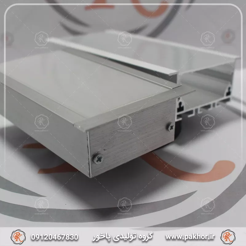 درپوش پروفیل نور خطی پنج سانتی لبه دار کد EN12-1