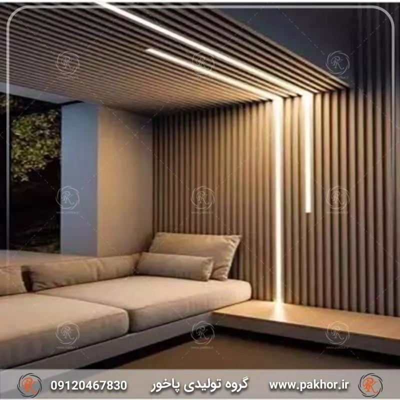 پروفیل نور خطی 3 سانتی روکار کد N8-1