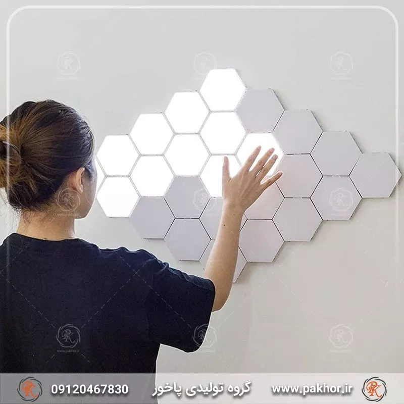 چراغ هوشمند لمسی زنبوری کد N22