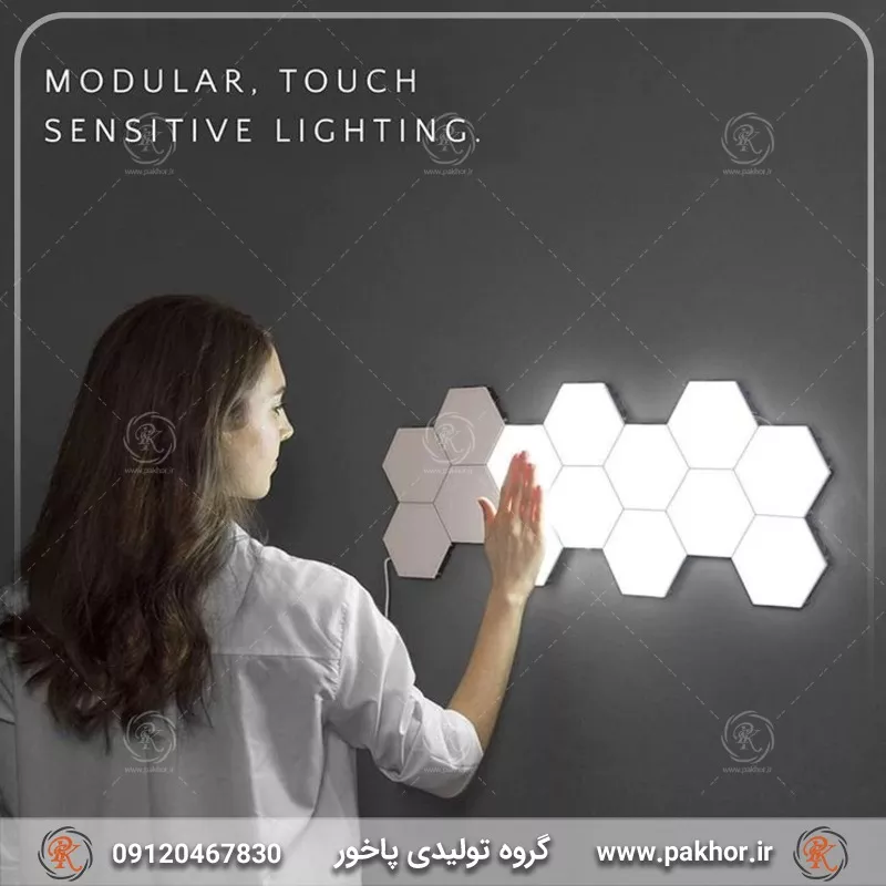 چراغ هوشمند لمسی زنبوری کد N22