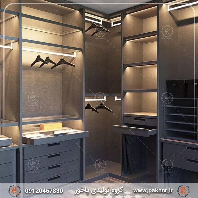پروفیل آلومینیومی توکار LED دار کد N1
