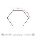 لوستر 6 ضلعی کد N36