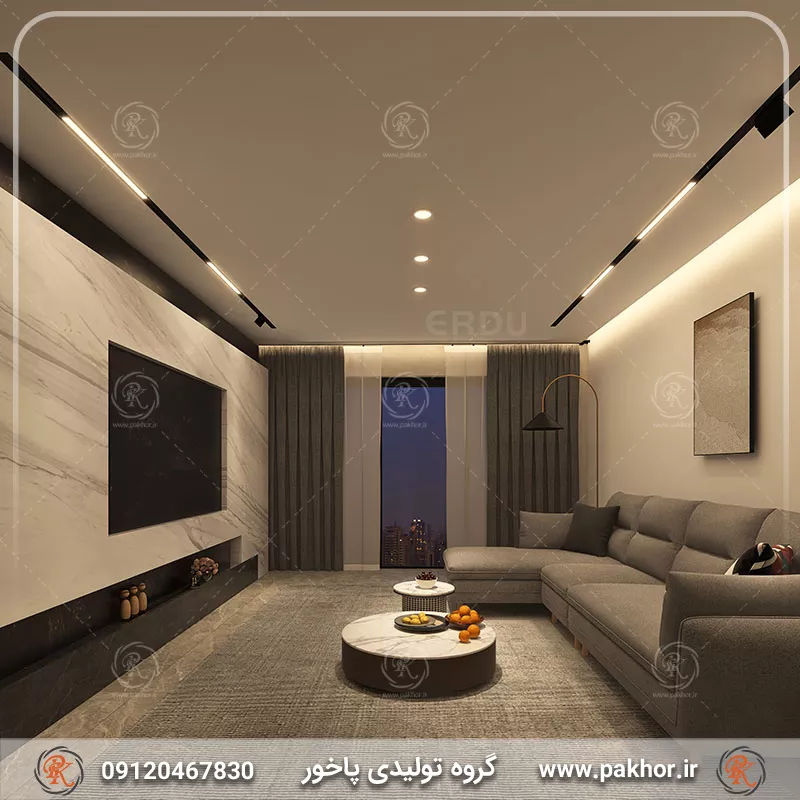 پروفیل ریل چراغ مگنتی توکار کد N29
