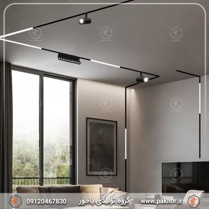 چراغ مگنتی لنز دار کتابی کد N34