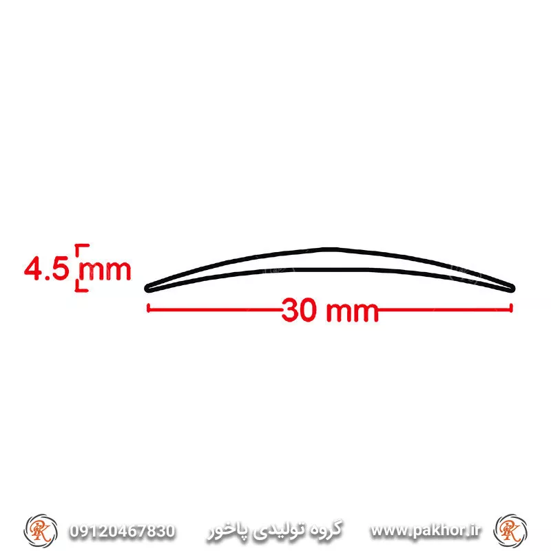 پروفیل آلومینیومی گرده ماهی کد D1