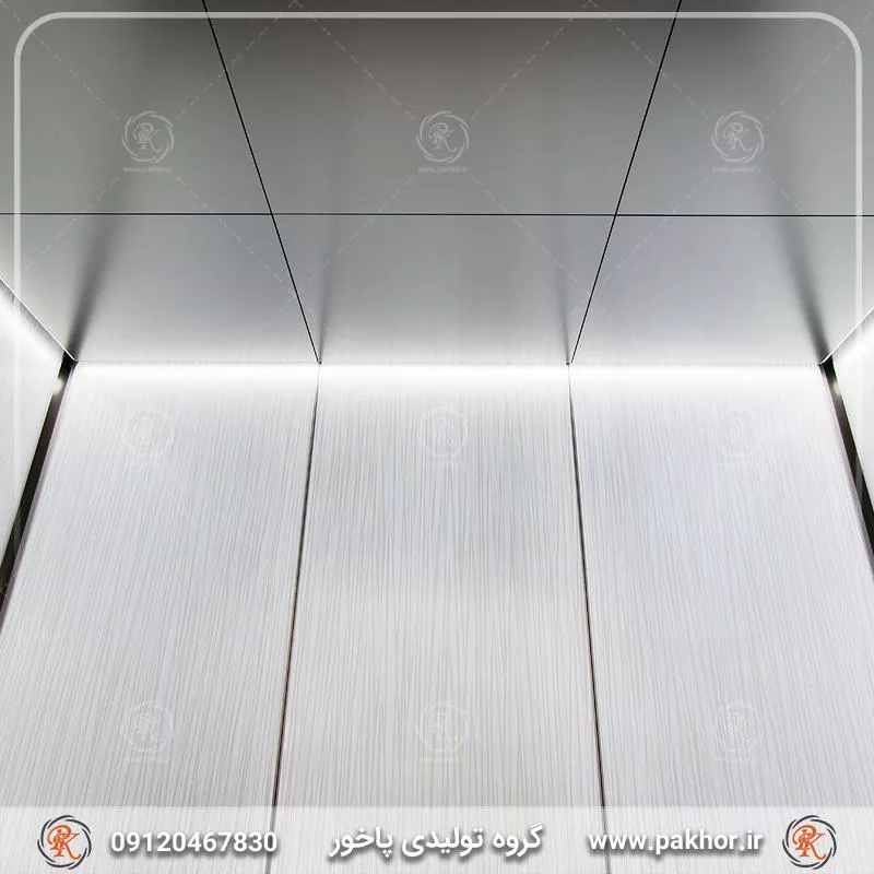 پروفیل نور خطی توکار لبه دار با تیغه وسط کد N4
