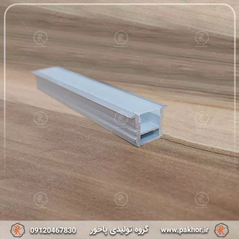 پروفیل نور خطی توکار لبه دار با تیغه وسط کد N4